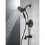 Kayra Monitor 17 Series Tub and Shower Trim, T17433-BL-I (Matte Black)