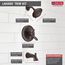 Lahara Monitor 17 Series Tub & Shower Trim (Venetian Bronze), T17438-RB