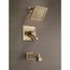 Dryden Monitor 17 Series Tub & Shower Trim, T17451-CZ-WE (Champagne Bronze)