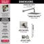 Vero Monitor 17 Series Tub & Shower Trim (Stainless), T17453-SS