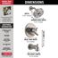 Trinsic Monitor 17 Series H2OKinetic Tub & Shower Trim (Stainless), T17459-SS