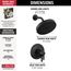 Galeon 17T Series Shower Trim with UltraSoak (Matte Black), T17T271-BL