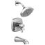 Stryke 17 Thermostatic Tub and Shower Only (Chrome)