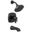 Stryke 17 Thermostatic Tub and Shower Only (Matte Black), T17T476-BL