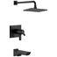 Pivotal TempAssure 17T Series H2OKinetic Tub & Shower Trim (Matte Black), T17T499-BL