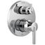Trinsic Contemporary 2 Handle Monitor 14 Series Valve Trim w/ 3-Setting Integrated Diverter (Chrome), T24859