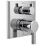 Pivotal 2-Handle Monitor 14 Series Valve Trim with 3-Setting Diverter (Lumicoat Chrome), T24899-PR