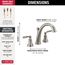 Woodhurst Roman Tub Trim (Stainless), T2732-SS