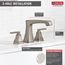 Ashlyn Roman Tub Trim (Stainless), T2764-SS