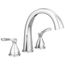 Stryke Three Hole Roman Tub Trim (Chrome)