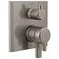 Pivotal 17 Series Integrated Diverter Trim - 3 Function Diverter (Lumicoat Stainless), T27899-SS-PR