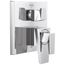 Trillian Two-Handle Monitor 17 Series Valve Trim with 6-Setting Diverter (Lumicoat Chrome), T27943-PR