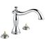 Cassidy Roman Tub Trim, Less Handles (Chrome), T2797-LHP