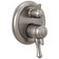 Cassidy Traditional 2-Handle Monitor 17 Series Valve Trim with 6-Setting Integrated Diverter (Stainless), T27997-SS