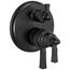 Dorval Traditional 2-Handle Monitor 17T Series Valve Trim w/ 3 Setting Diverter (Matte Black), T27T856-BL