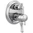 Cassidy Traditional 2-Handle TempAssure 17T Series Valve Trim w/ 3-Setting Integrated Diverter (Chrome), T27T897