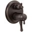 Cassidy Traditional 2-Handle TempAssure 17T Series Valve Trim w/ 3-Setting Integrated Diverter (Venetian Bronze), T27T897-RB