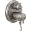 Cassidy Traditional 2-Handle TempAssure 17T Series Valve Trim with 3-Setting Integrated Diverter (Stainless), T27T897-SS