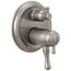 Cassidy Traditional 2-Handle TempAssure 17T Series Valve Trim w/ 6-Setting Integrated Diverter (Stainless), T27T997-SS