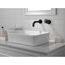 Trinsic Single Handle Wall Mount Bathroom Faucet Trim, 1.2 GPM (Matte Black), T3558LF-BLWL