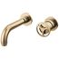 Trinsic Single Handle Wall Mount Bathroom Faucet Trim, 1.2 GPM (Champagne Bronze), T3558LF-CZWL