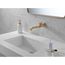 Tetra Single Handle Wall Mount Bathroom Faucet Trim, 1.2 GPM (Lumicoat Champagne Bronze), T3589LF-CZ-PR-WL