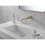 Tetra Single Handle Wall Mount Bathroom Faucet Trim, 1.2 GPM (Lumicoat Champagne Bronze), T3589LF-CZ-PR-WL