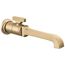 Tetra Single Handle Wall Mount Bathroom Faucet Trim, 1.2 GPM (Lumicoat Champagne Bronze), T3589LF-CZ-PR-WL