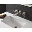 Pivotal Two Handle Wall Mount Bathroom Faucet Trim, 1.20 GPM (Lumicoat Stainless), T3599LF-SS-PR-WL