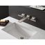 Pivotal Two Handle Wall Mount Bathroom Faucet Trim, 1.20 GPM (Lumicoat Stainless), T3599LF-SS-PR-WL