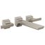 Pivotal Two Handle Wall Mount Bathroom Faucet Trim, 1.20 GPM (Lumicoat Stainless), T3599LF-SS-PR-WL