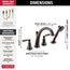 Woodhurst Roman Tub w/ Handshower Trim (Venetian Bronze), T4732-RB