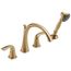 Lahara Roman Tub w/ Handshower Trim (Champagne Bronze), T4738-CZ