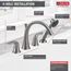 Lahara Roman Tub w/ Handshower Trim (Stainless), T4738-SS