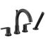 Trinsic Roman Tub Trim w/ Hand Shower (Matte Black), T4759-BL