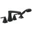 Ashlyn Roman Tub Trim w/ Hand Shower (Matte Black), T4764-BL