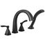Stryke Four Hole Roman Tub Trim (Matte Black), T4777-BL