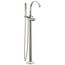 Tetra Floor Mount Tub Filler Trim (Lumicoat Stainless), T4788-SS-PR-LHP-FL