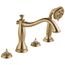 Cassidy Roman Tub with Hand Shower Trim - Less Handles (Champagne Bronze), T4797-CZLHP