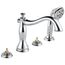 Cassidy Roman Tub w/ Hand Shower Trim, Less Handles (Chrome), T4797-LHP