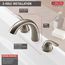 Garden Tub Trim (Stainless), T5722-SS