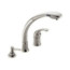 Single Handle Pull-Out Faucet with Soap Dispenser - Brilliance Stainless