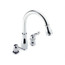 Single Handle Pull-Down Kitchen Faucet with Soap Dispenser (Chrome), 978-SD-DST