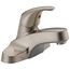 Core Single Handle Bathroom Faucet, 3-Hole 4" Installation (Brushed Nickel), P136LF-BN