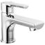 Flute Single Top Handle Lavatory Faucet, 1 or 3-Hole 4" Installation w/ 6" Spout (Chrome), P1512LF