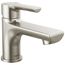 Flute Single Top Handle Lavatory Faucet, 1 or 3-Hole 4" Installation w/ 6" Spout (Brushed Nickel), P1512LF-BN