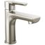 Flute Single Top Handle Lavatory Faucet, 1 or 3-Hole 4" Installation w/ 7-1/2" Spout (Brushed Nickel), P1513LF-BN