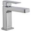 Xander Single Handle Bathroom Faucet, 1 or 3-Hole 4" Installation w/ Metal Push Pop-Up Drain (Chrome), P1519LF-M