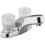 Core Two Handle Knob Bathroom Faucet (Chrome), P245LF