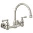 Elmhurst Two Handle Wall Mount Kitchen Faucet (Stainless Steel), P2765LF-SS